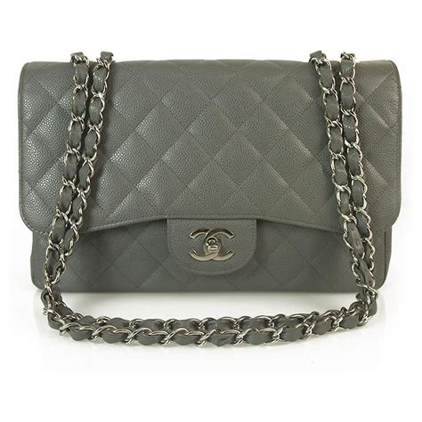 grey chanel|gray chanel bag.